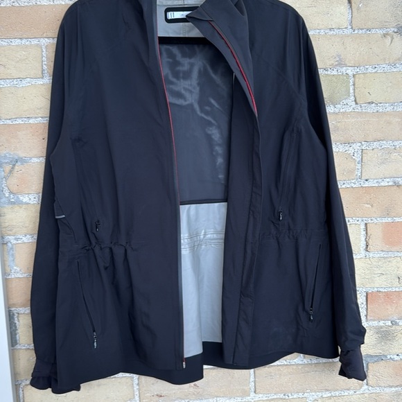 Lululemon Black Hooded Rain Jacket - Picture 3 of 7